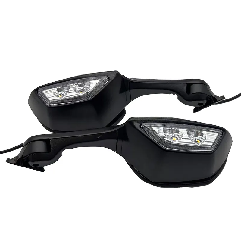 Sportbike Rearview Mirror for QJ Motor CYCLONE – Replacement Side Mirrors for 600/550/800/921/450, Aero “Big Cow” Style, Racing Look